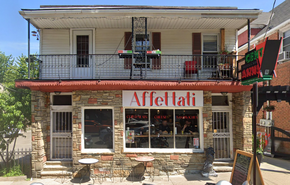 Affettati storefront on Mayfield Road in Little Italy, Cleveland
